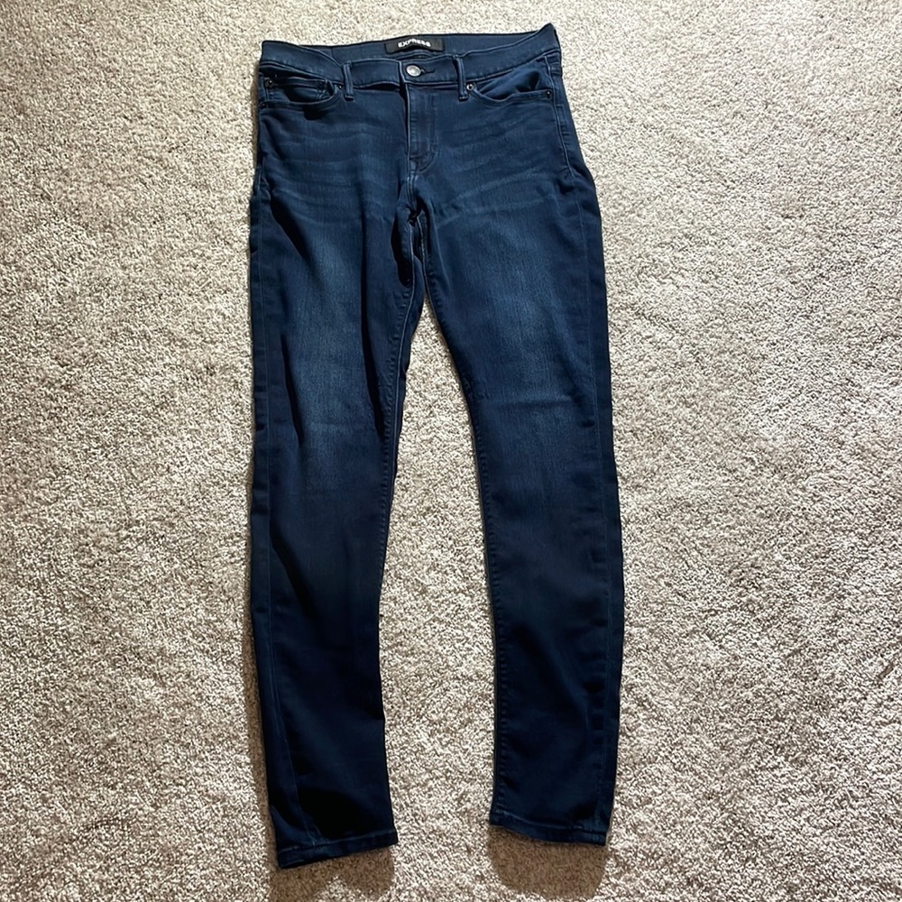 Express jeans legging mid rise